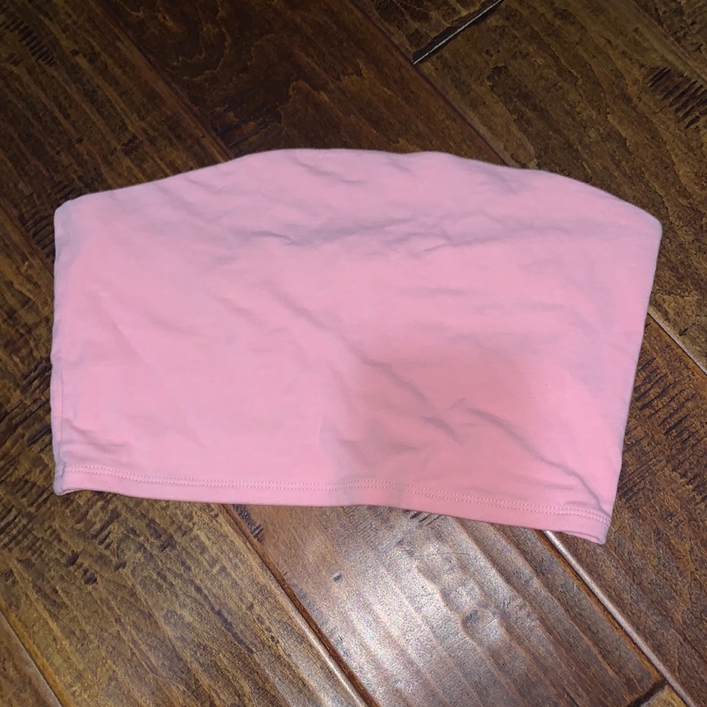 pink tube top from garage